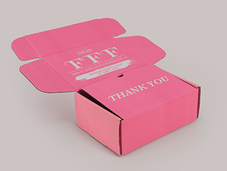 Wholesale pink Corrugated Mailer Box